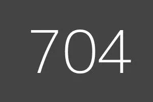 Tarificación especial: 704