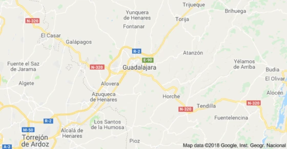 Mapa de Guadalajara