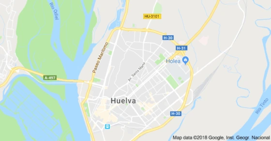 Mapa de Huelva