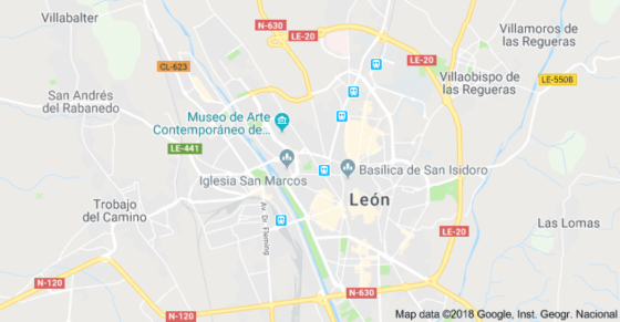 Mapa de León