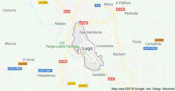 Mapa de Lugo