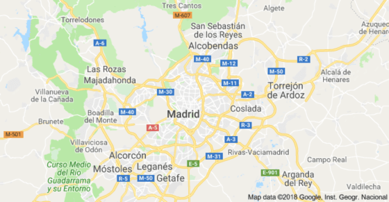 Mapa de Madrid