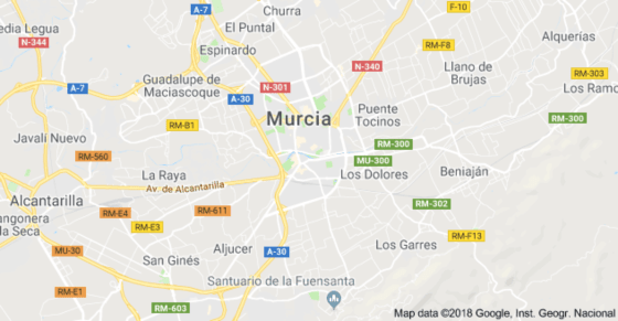 Mapa de Murcia